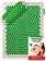 Комплект медицинских массажеров "Тибетский аппликатор" коврик на мягкой подложке, 41х60 см + мягкий валик универсальный, зеленый (менее острые иглы). Цвет ткани - натуральный лён