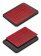 Массажер медицинский «Аппликатор Кузнецова металло-магнитный» на мягкой подложке 15х22 см полиметаллический, красный