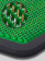 Массажер медицинский "Аппликатор Кузнецова металломагнитный"на мягкой подложке 15х22 см полиметаллический, зеленый