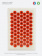 Аппликатор Кузнецова. Массажер медицинский "Тибетский аппликатор магнитный" на мягкой подложке 17х28 см красный