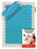 Комплект медицинских массажеров "Тибетский аппликатор" коврик на мягкой подложке, 41х60 см + мягкий валик универсальный, синий (более острые иглы). Цвет ткани - натуральный лён